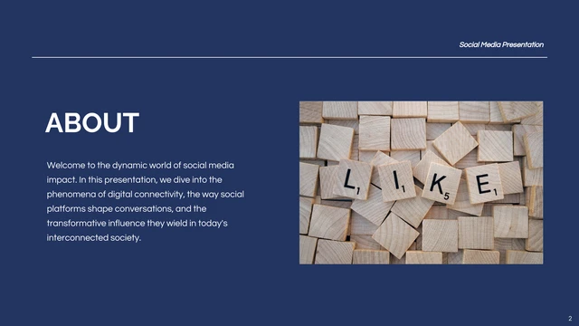 Purple Simple Social Media Presentation - page 2