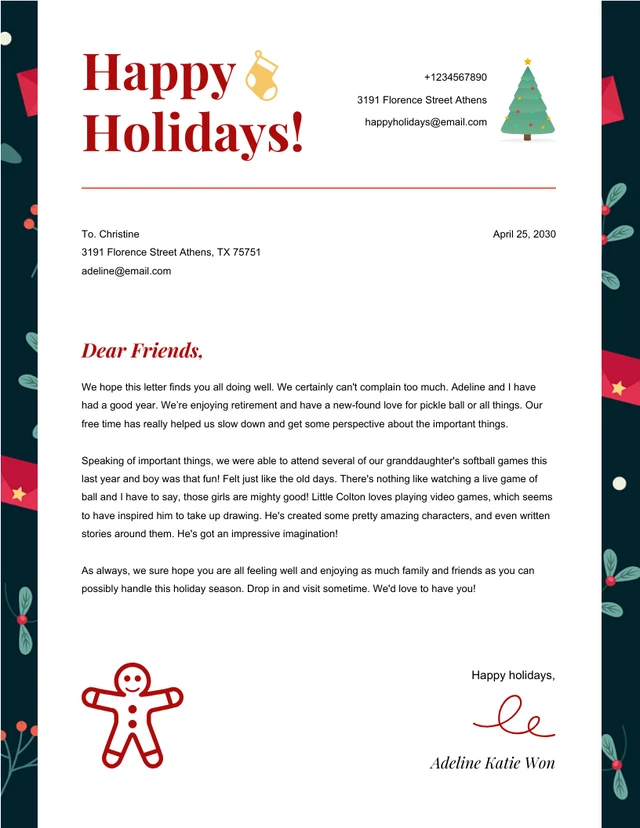 Carta intestata nera divertente illustrazione modello Business Happy Holidays Template Carta intestata nera divertente illustrazione modello Business Happy Holidays