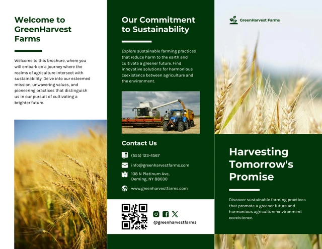 Sustainable Agriculture Brochure - Página 1