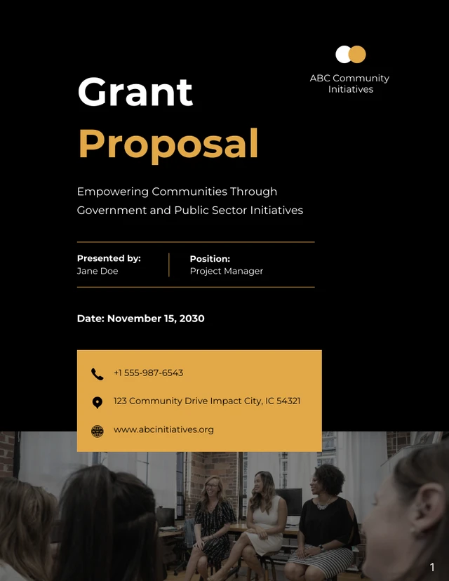 Grant Proposal - Página 1