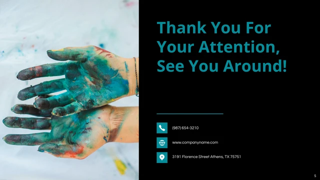 Simple and Colorful Black Timeline Presentation - Pagina 5