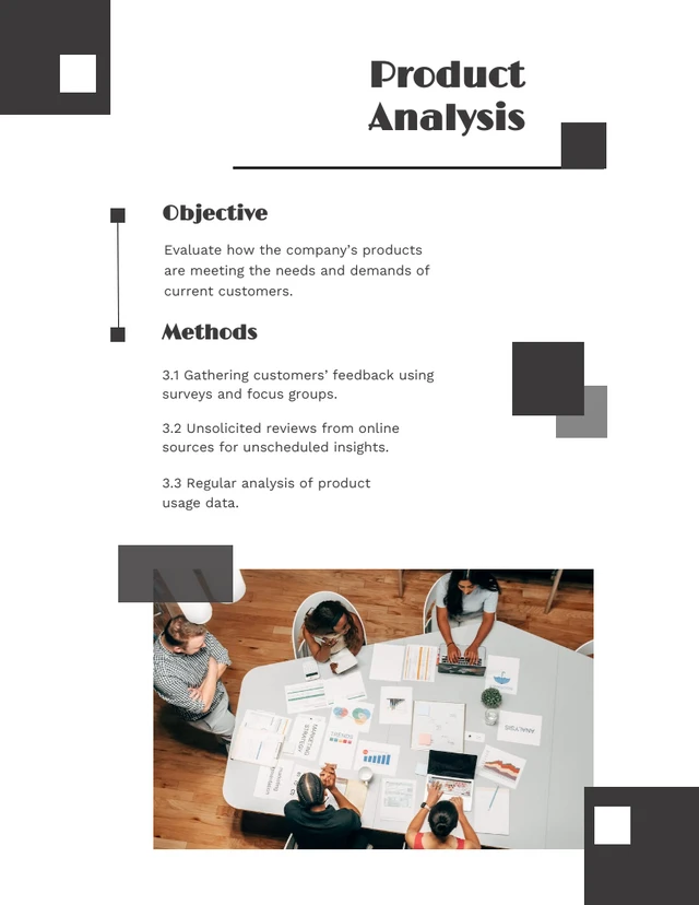 Black And White Minimalist Research Plan - Pagina 3