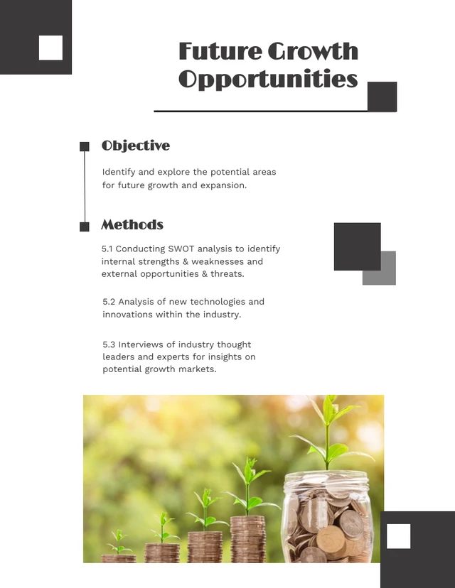 Black And White Minimalist Research Plan - Pagina 5