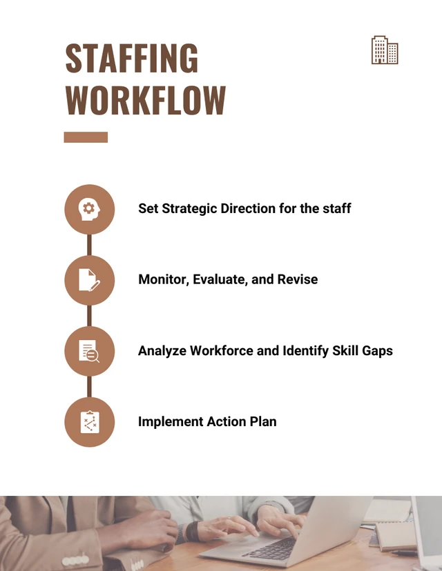 Brown And White Minimalist Modern Company Staffing Plans - Página 5