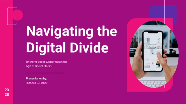 Modern Line Social Media Presentation - Pagina 1