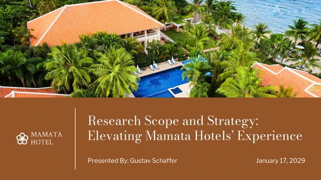 Brown Modern Clean Minimalist Strategy Research Presentation - Página 1