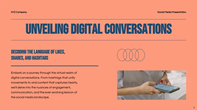 Modern Orange and Blue Social Media Presentation - Página 2