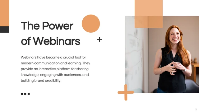 Orange Minimalist Webinar Presentations - Pagina 2