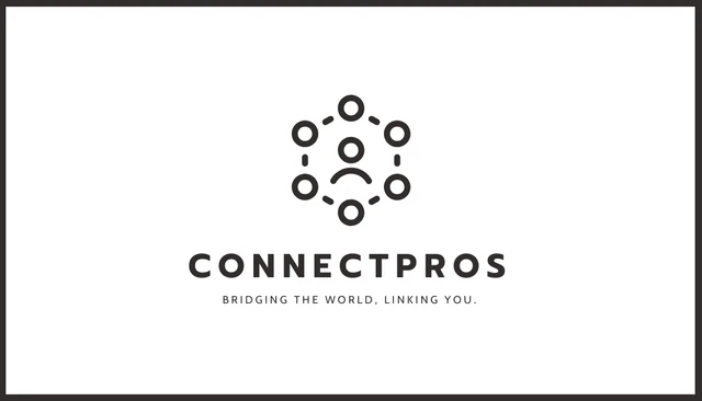 White And Black Minimalist Networking Business Card - Página 1