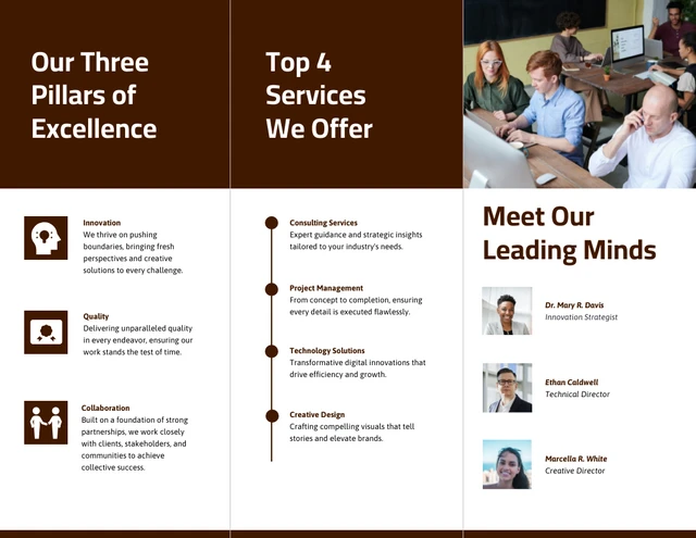 Minimalist Clean Simple Company Brochure - صفحة 2