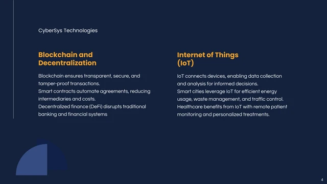 Navy and White Minimalist Clean Technology Presentation - Página 4