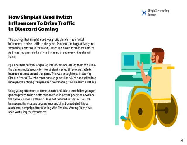 Playful Video Game Marketing Case Study Template - Pagina 4