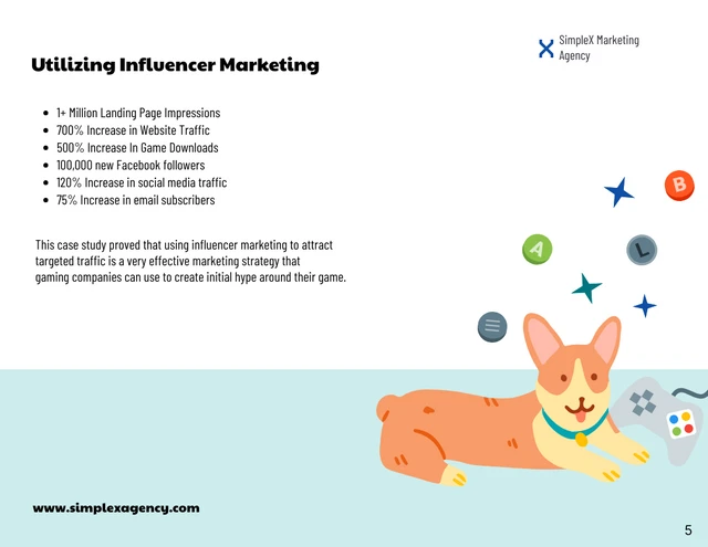Playful Video Game Marketing Case Study Template - Pagina 5