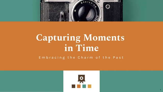 Capturing Moments in Time Vintage Presentation - Página 1
