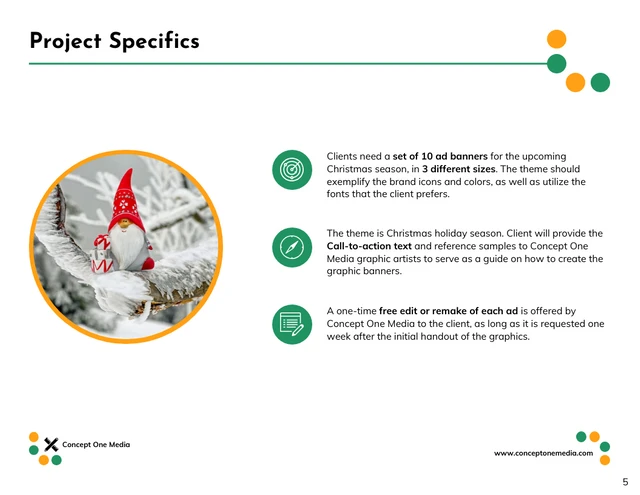 Green and Organge Marketing Proposal Template - صفحة 5