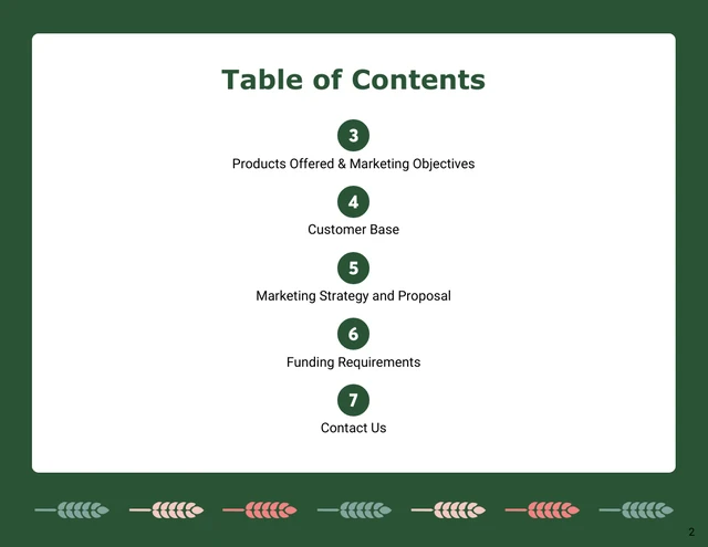 Muted Color Marketing Summary Report Template - Pagina 2