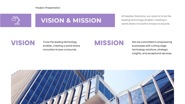Minimalist Purple Modern Presentation - Pagina 3