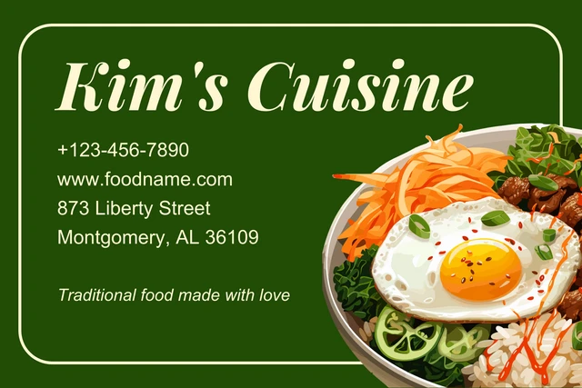 Green Modern Illustration Food Address Label Template Green Modern Illustration Food Address Label Template