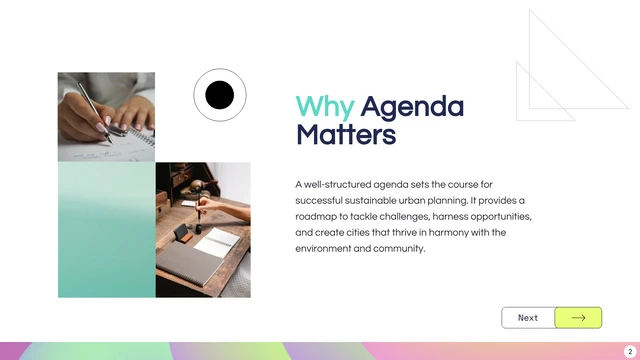 Dark Blue Simple Agenda Presentation - Página 2