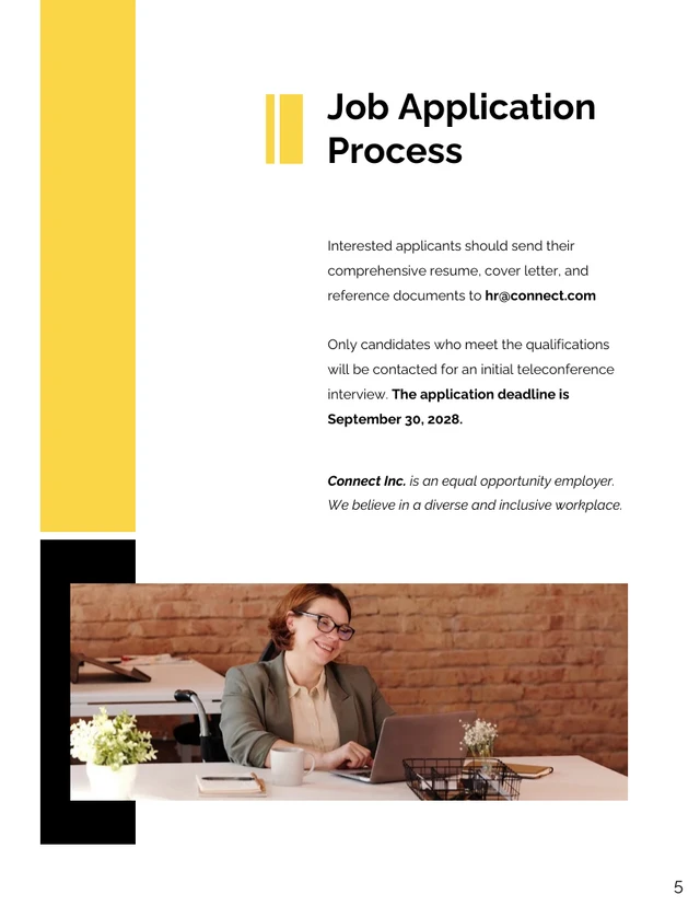 Black And Yellow Job Proposal - Seite 5