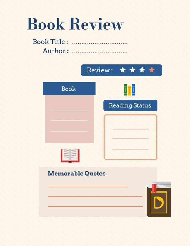 Modello semplice e moderno di calendario per la revisione di un libro sul cioccolato Template Modello semplice e moderno di calendario per la revisione di un libro sul cioccolato