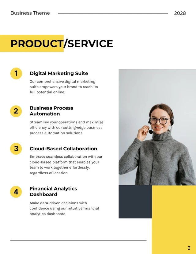 Minimalist Modern Business Catalogs - Pagina 2