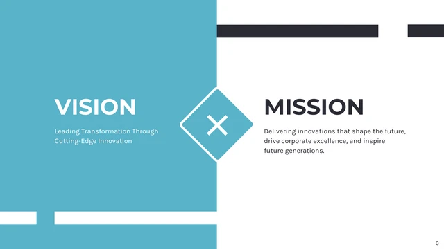 Modern Blue and White Corporate Presentation - page 3